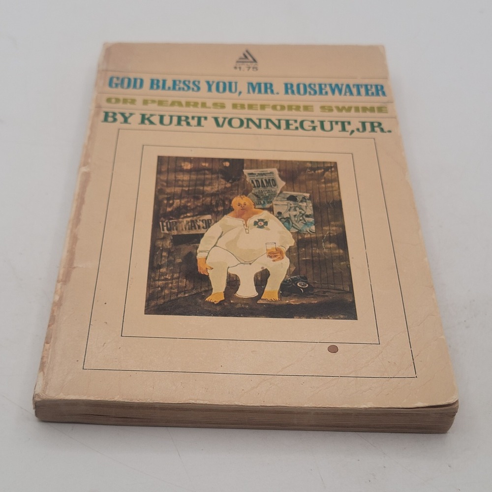 Kurt Vonnegut God Bless You Mr Rosewater Paperback Delta Printing Fair